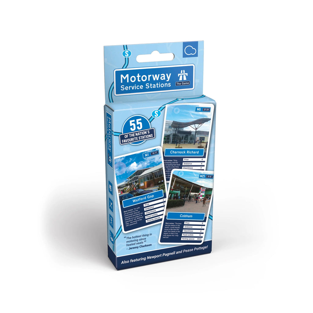 Motorway Service Stations Card Game Bubblegum Stuff UK