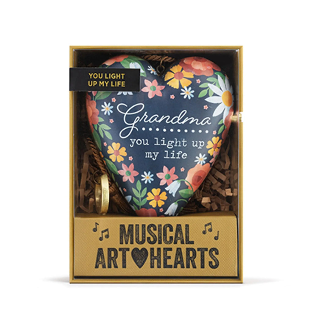 Demdaco Art Hearts -  Grandma Musical Art Heart Widdop & Co