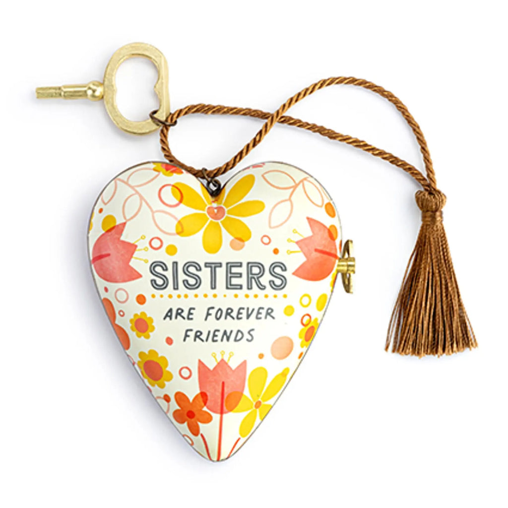 Demdaco Art Hearts -  Sisters Forever Musical Art Heart Widdop & Co