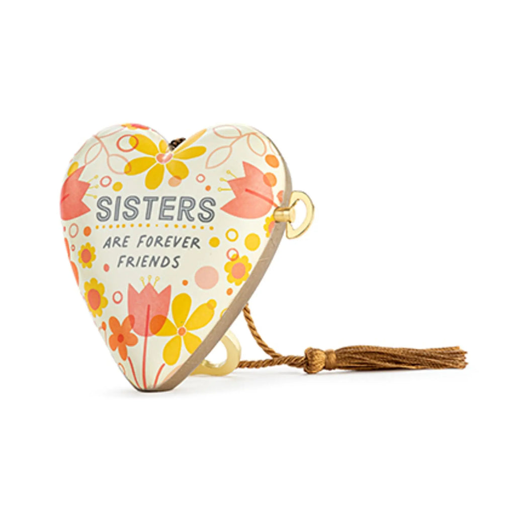 Demdaco Art Hearts -  Sisters Forever Musical Art Heart Widdop & Co
