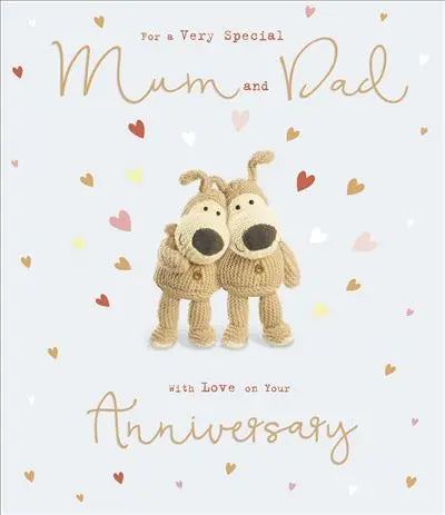 Anniversary Card - Boofle Mum and Dad UK Greetings