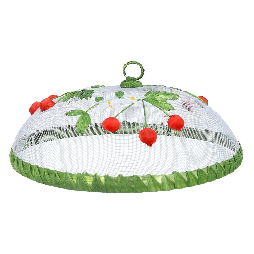Cherries Fabric Net Food Cover Gisela Graham