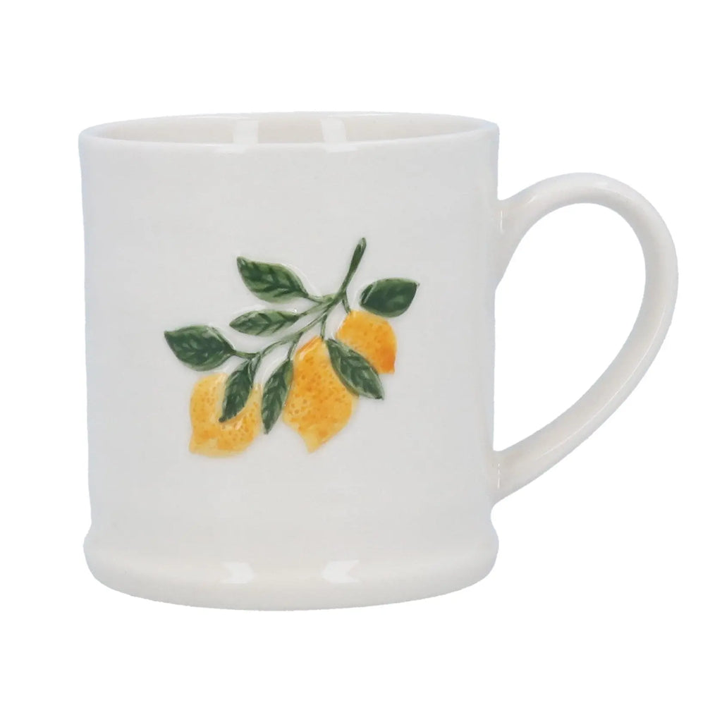 Lemon Stoneware Mug Gisela Graham