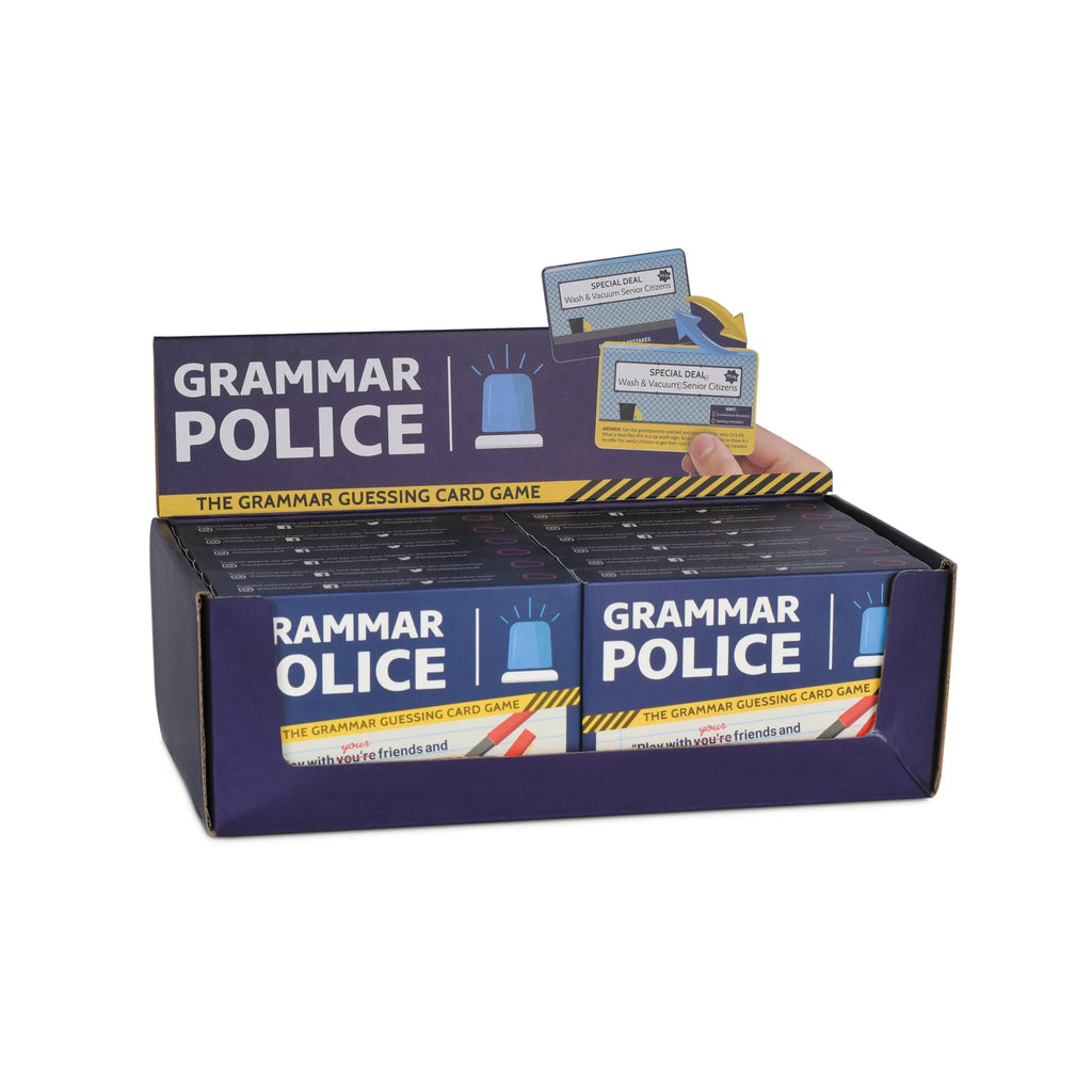 Grammar Police Card Game Bubblegum Stuff UK