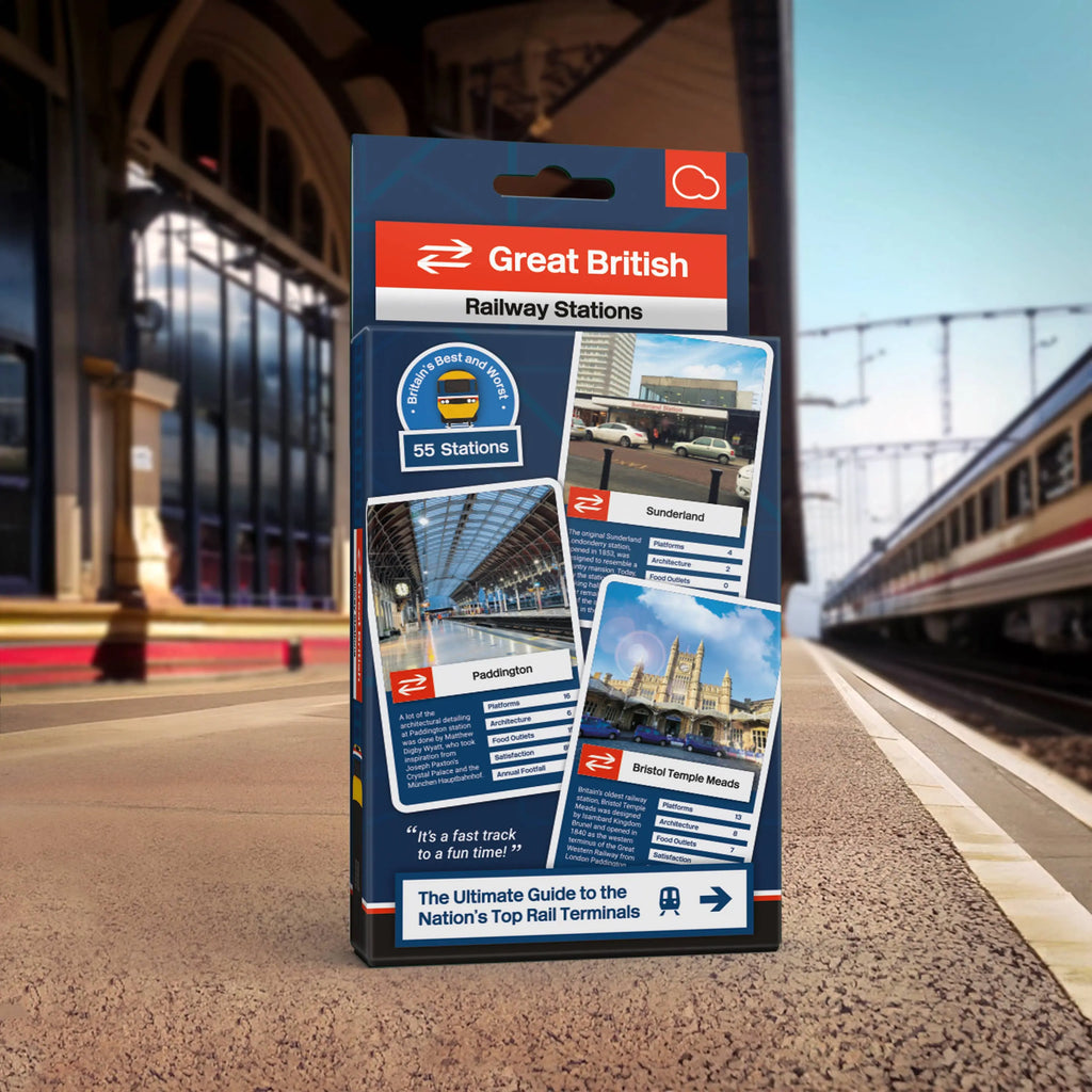 Great British Railway Stations Card Game Bubblegum Stuff UK