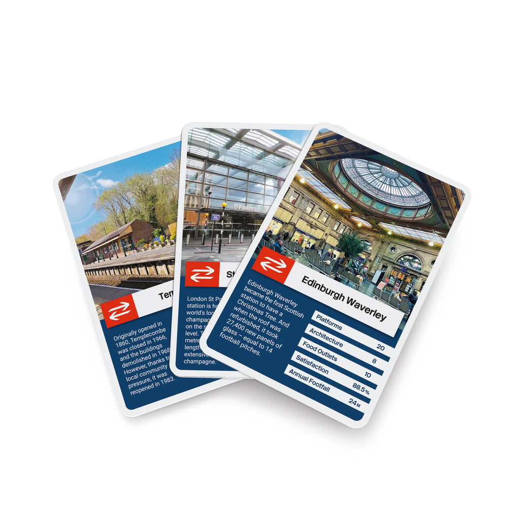 Great British Railway Stations Card Game Bubblegum Stuff UK