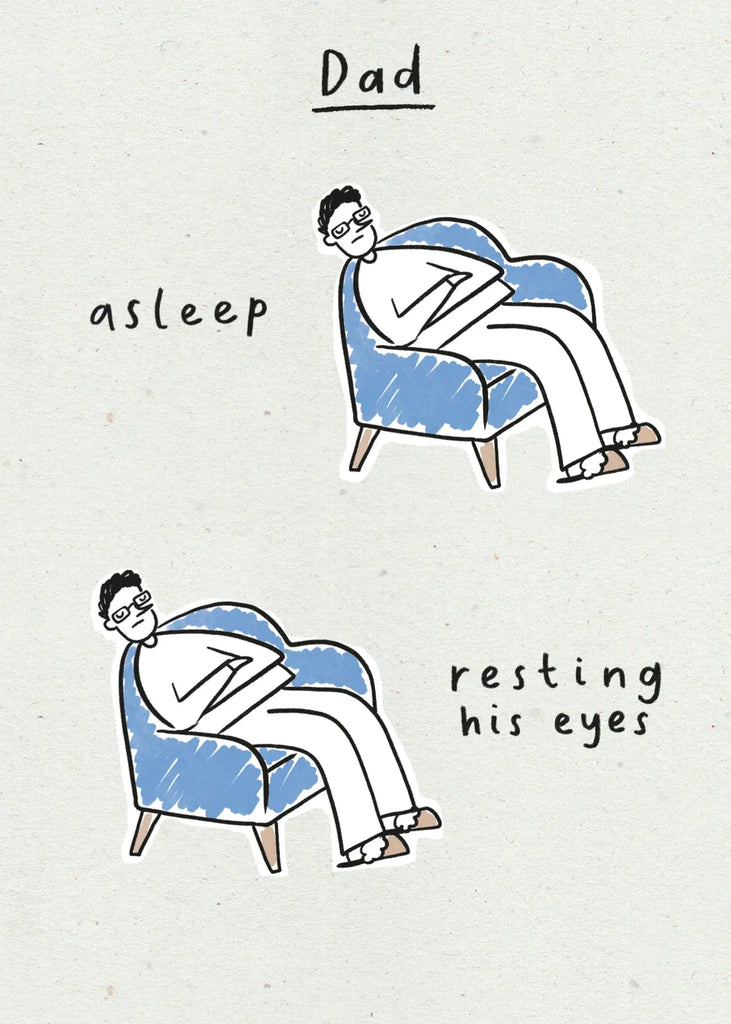 Father's Day - Asleep UK Greetings