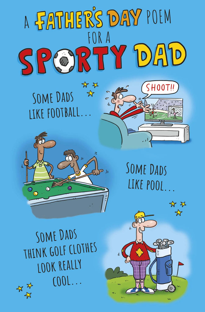 Father's Day - Sporty Dad UK Greetings