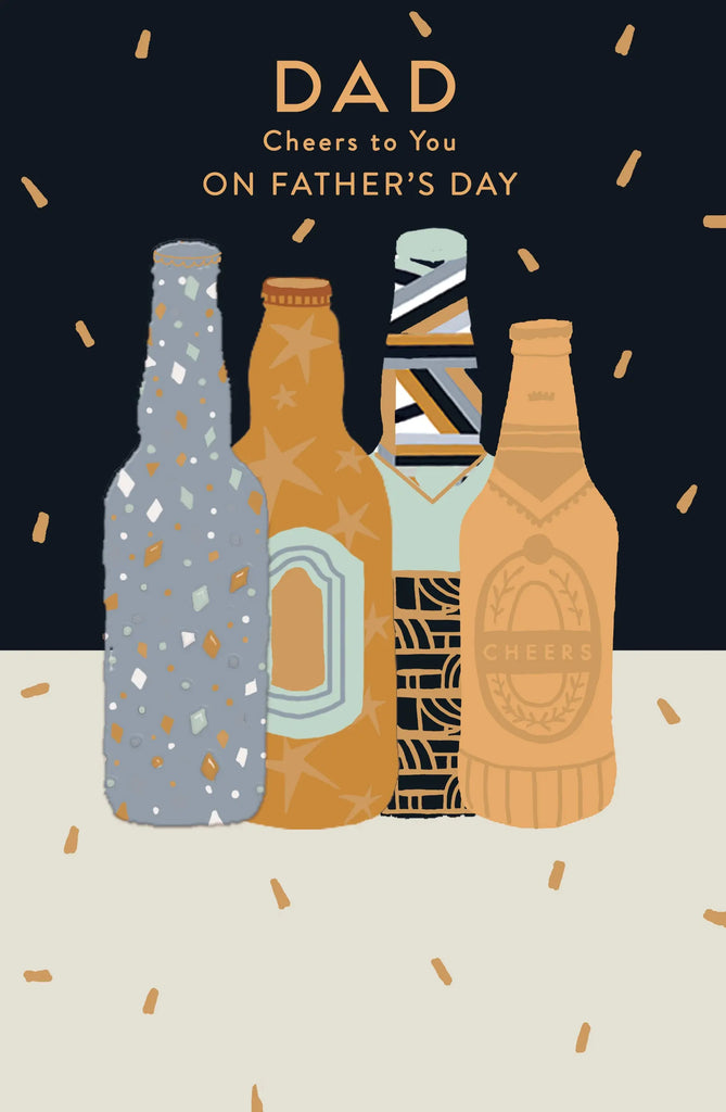 Father's Day - Beer Bottles UK Greetings