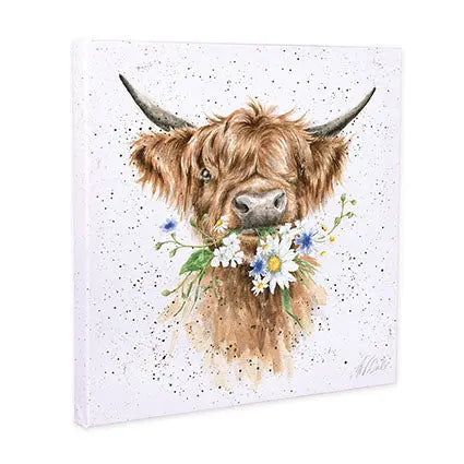Wrendale - Canvas Daisy Cow Wrendale