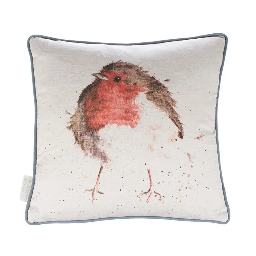Wrendale - Jolly Robin Square Cushion Wrendale