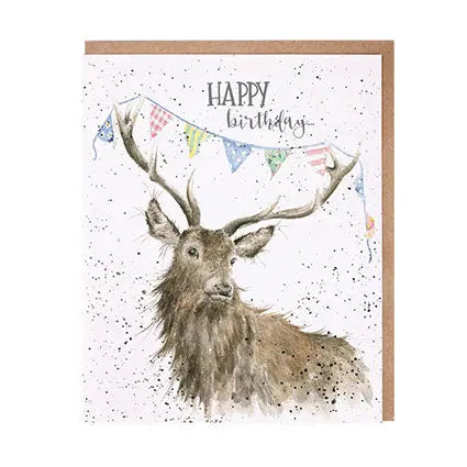 Wrendale Card - Birthday Bunting Wrendale