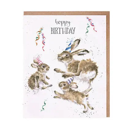 Wrendale Card - Hoppy Birthday Wrendale