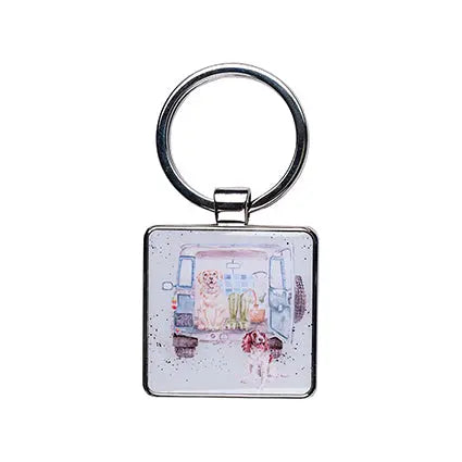 Wrendale - Dog Keyring, Paws for a Picnic Wrendale