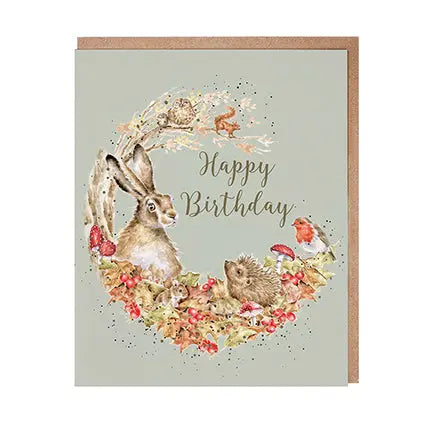 Wrendale Card - Foraging Foray Wrendale