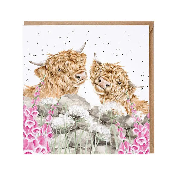Wrendale Card - Just For Moo Wrendale