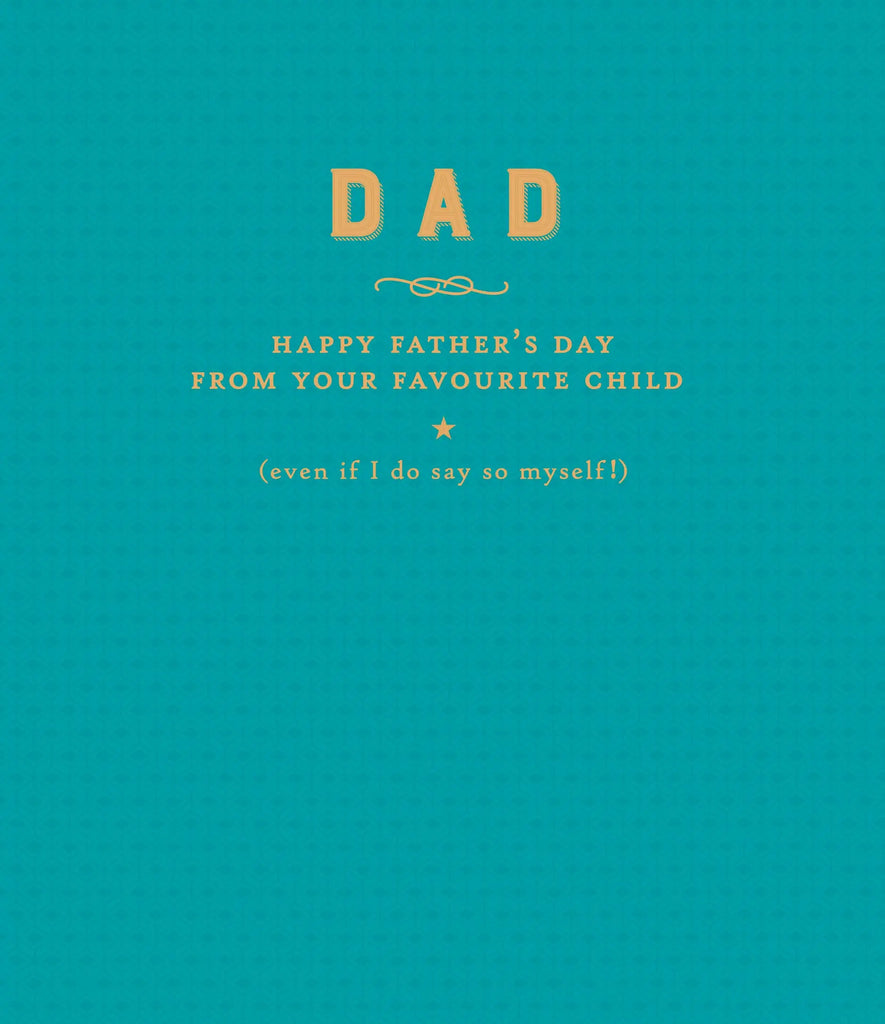 Father's Day - From Your Favourite Child UK Greetings