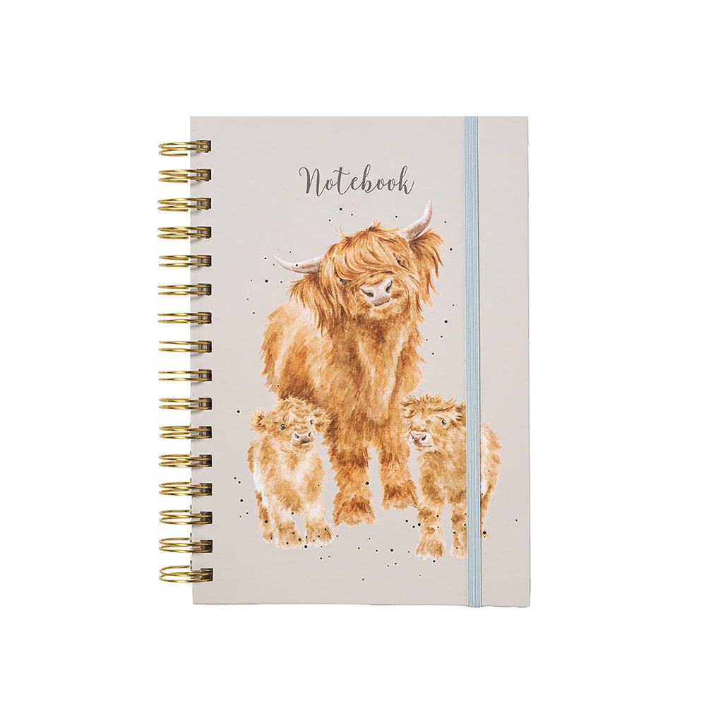 Wrendale - A5 Highland Cow Notebook, Highland Coo Wrendale