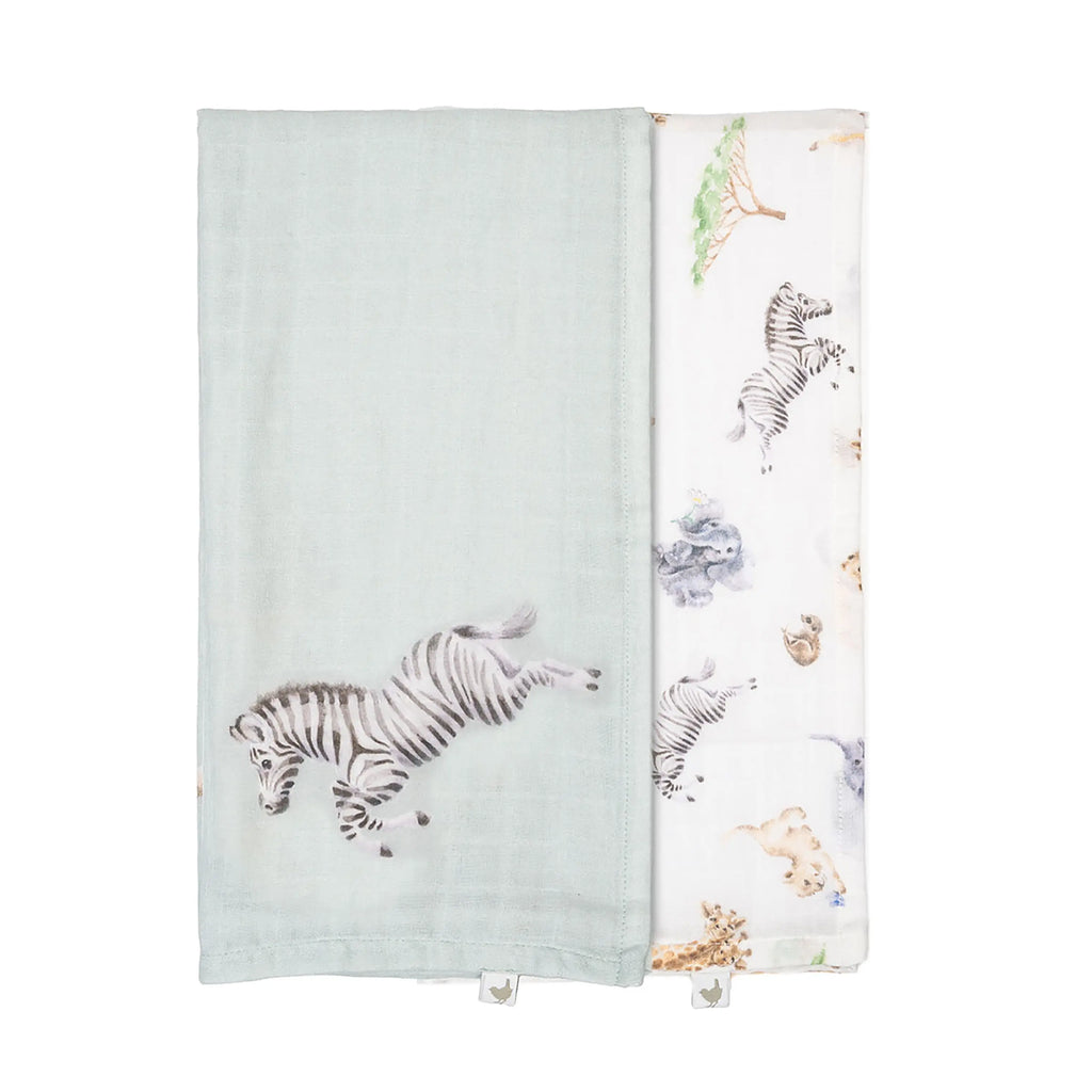 Wrendale - Little Wren Muslin Gift Set, Little Savannah Wrendale