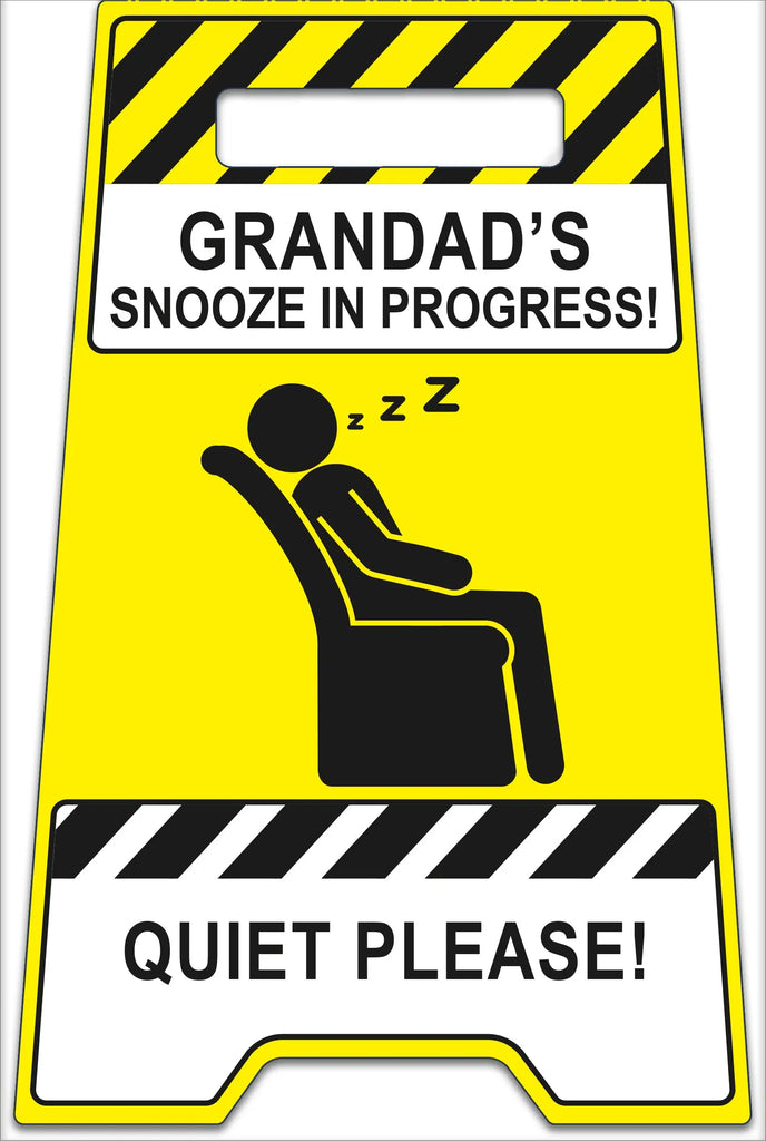 Father's Day - Grandad Warning Sign UK Greetings