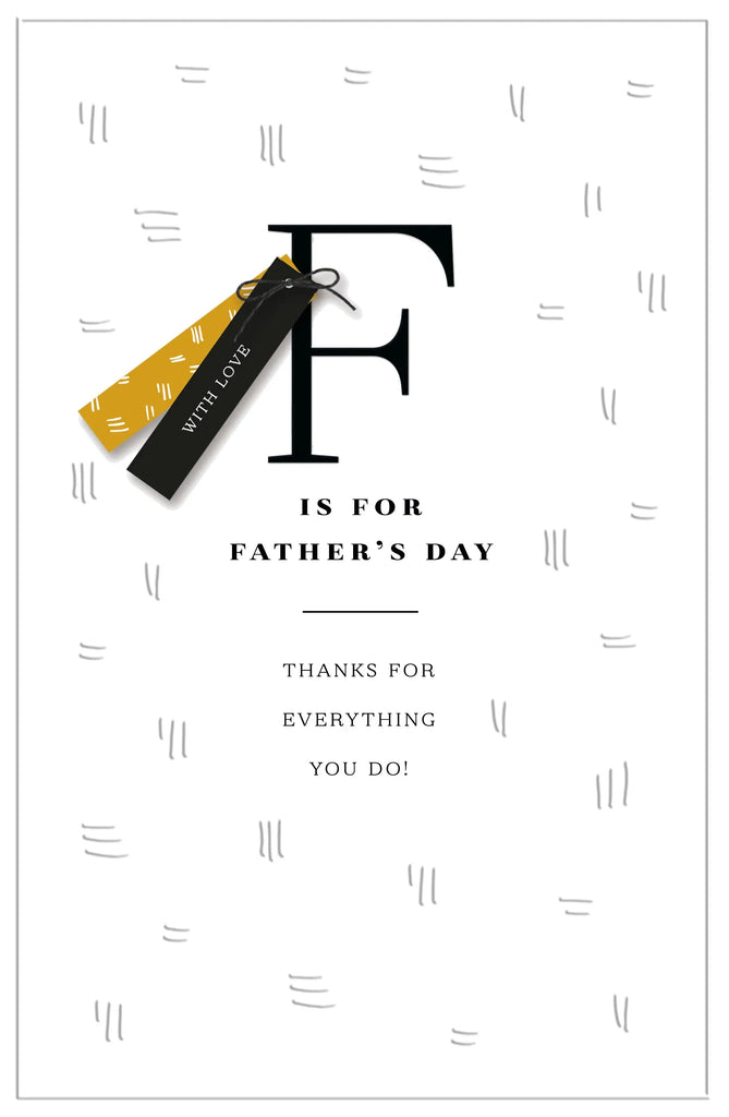 Father's Day - F Is For UK Greetings