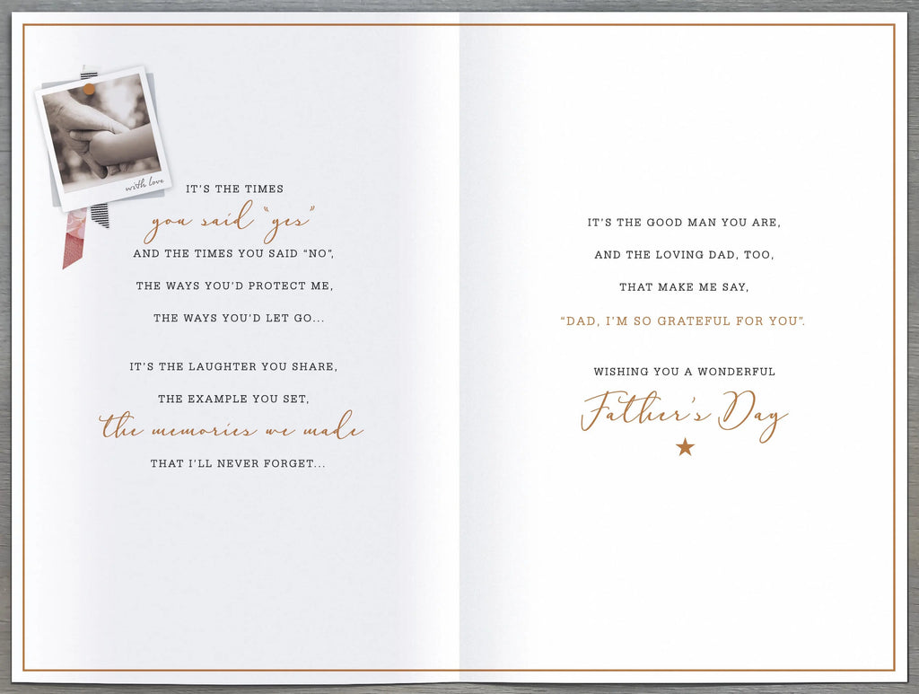 Father's Day - Things You Taught Me UK Greetings