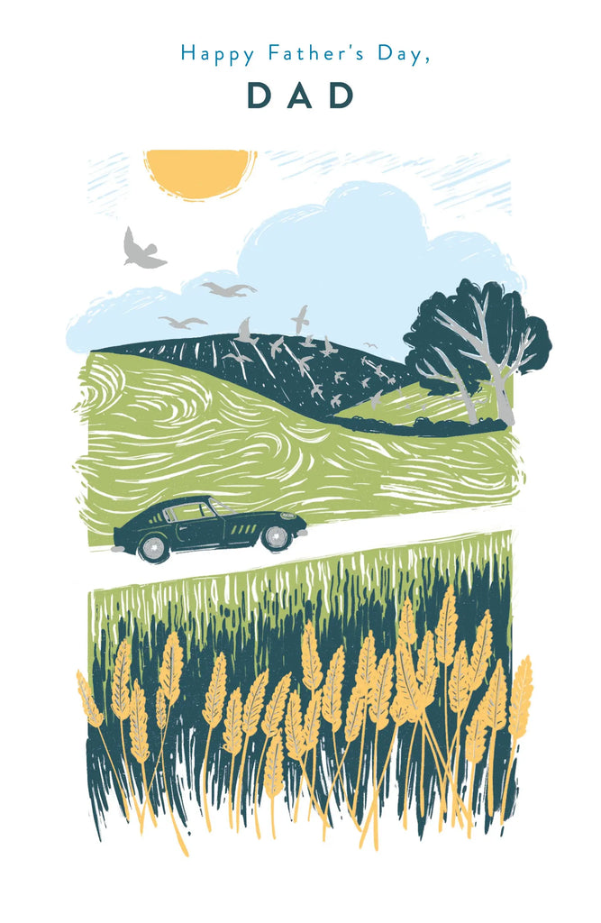 Father's Day - Retro Car UK Greetings