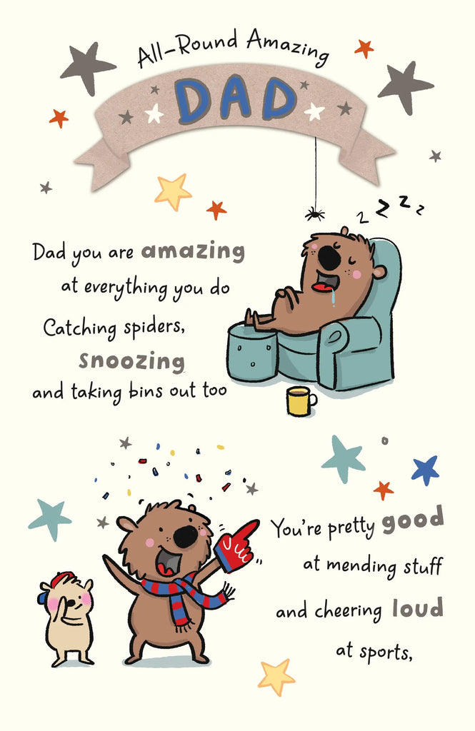 Father's Day - All Round Amazing Dad UK Greetings