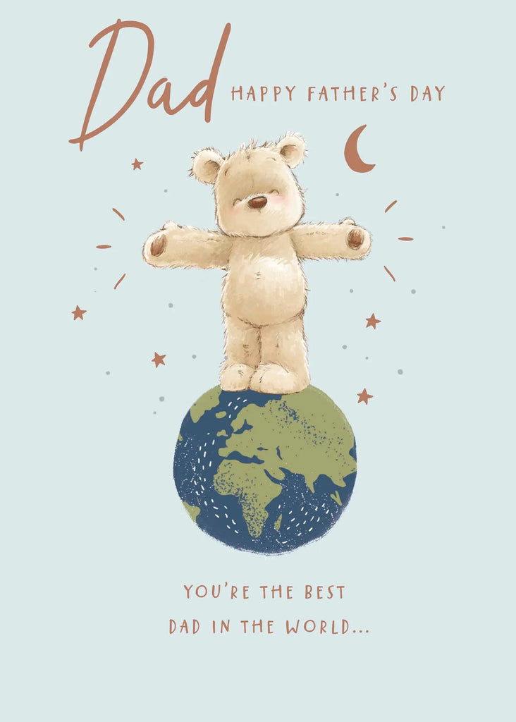 Father's Day - Teddy Round The World UK Greetings