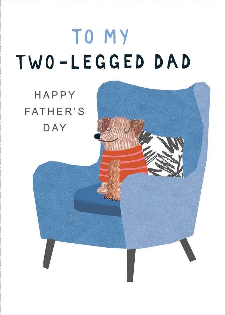 Father's Day - Two Legged Dad UK Greetings