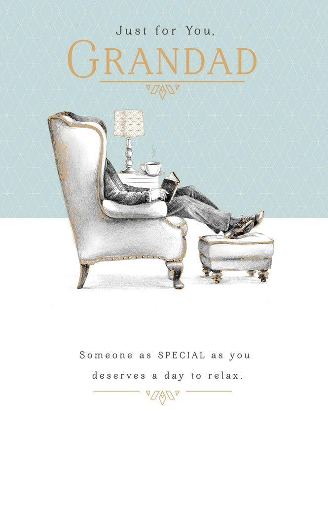 Father's Day - Grandad In His Armchair UK Greetings