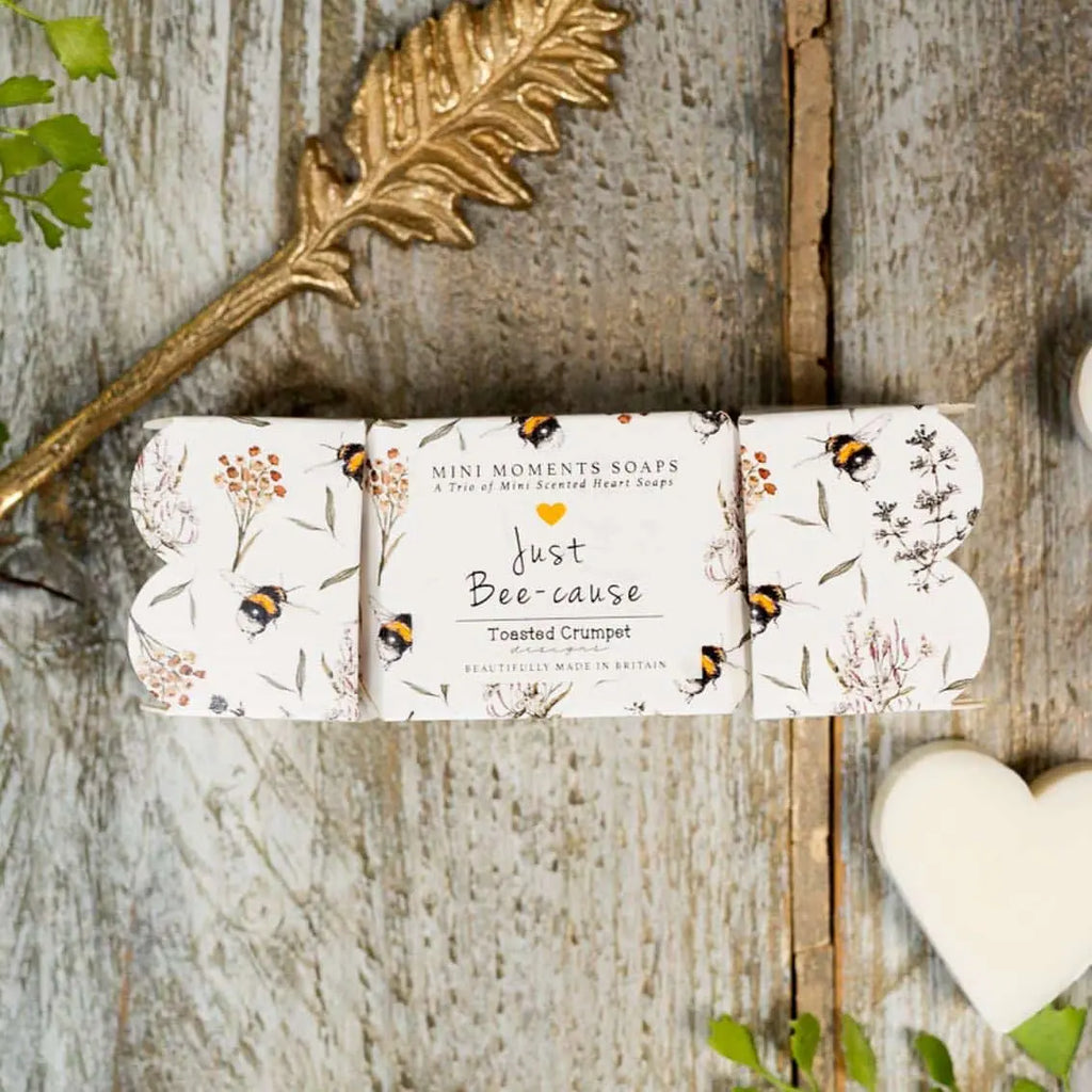 Bumblebee Boxed Mini Soaps (Bee Collection) Toasted Crumpet