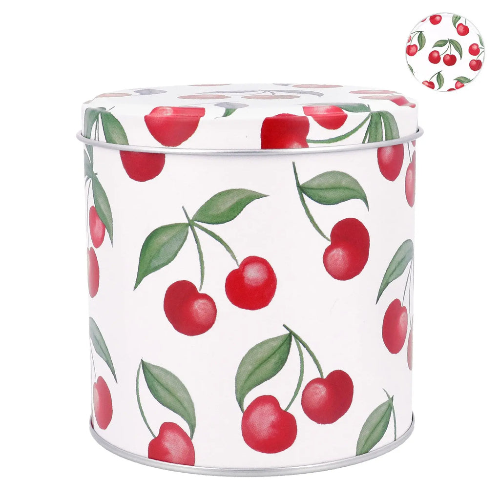 Cherries Metal Biscuit Tin Gisela Graham