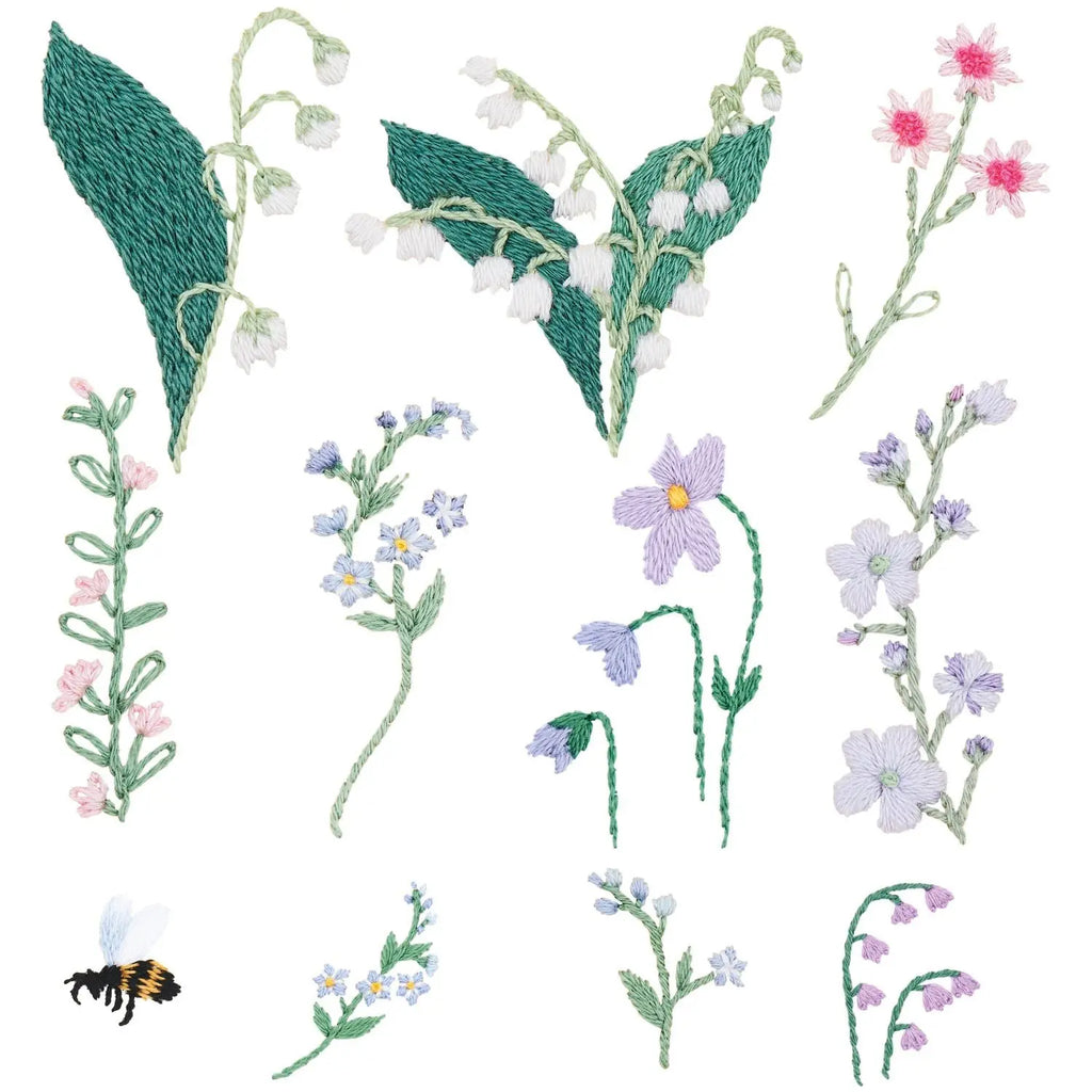 Rico - Stick & Stitch Kit - Flowers Rico