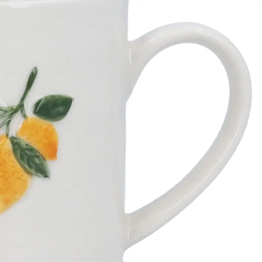 Lemon Stoneware Mug Gisela Graham