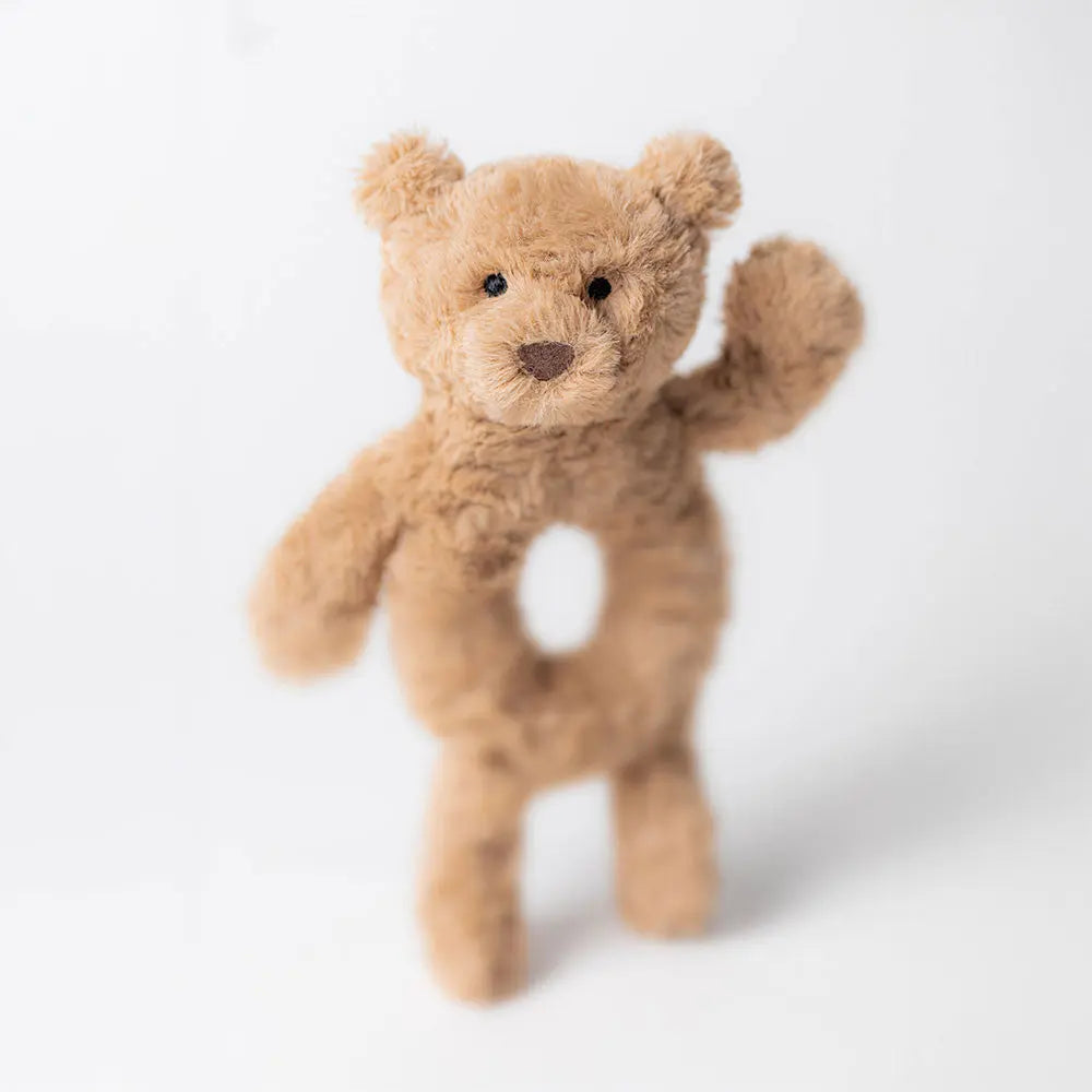Jellycat Baby - Bartholomew Bear Ring Rattle Jellycat