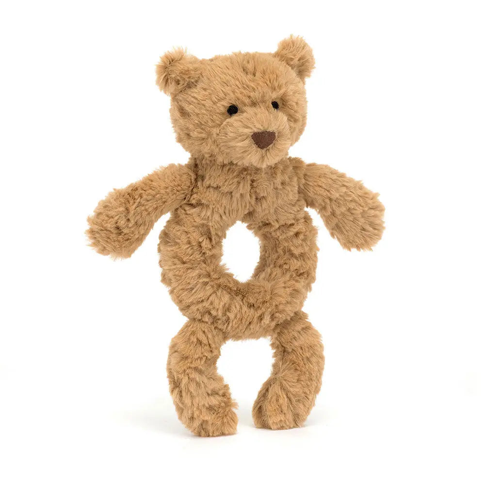 Jellycat Baby - Bartholomew Bear Ring Rattle Jellycat