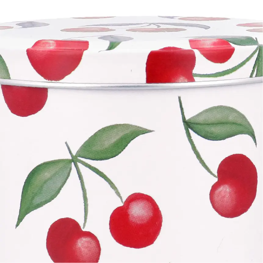 Cherries Metal Biscuit Tin Gisela Graham