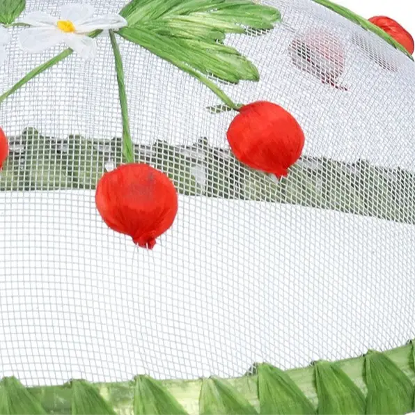 Cherries Fabric Net Food Cover Gisela Graham