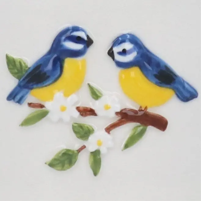 Blue Tits Stoneware Mug Gisela Graham