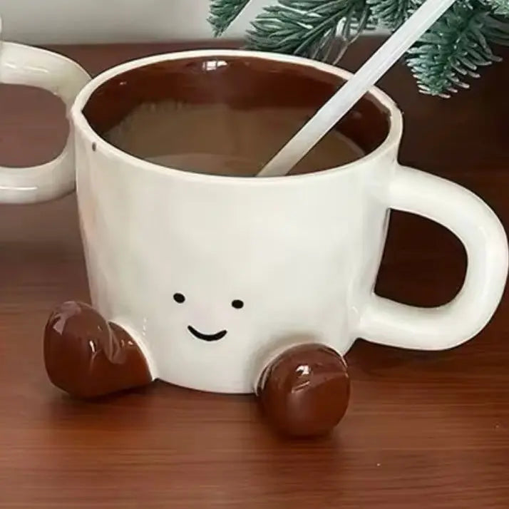 Kawaii Happy Pals - Mug. Cute Mug With A Happy Smile Face