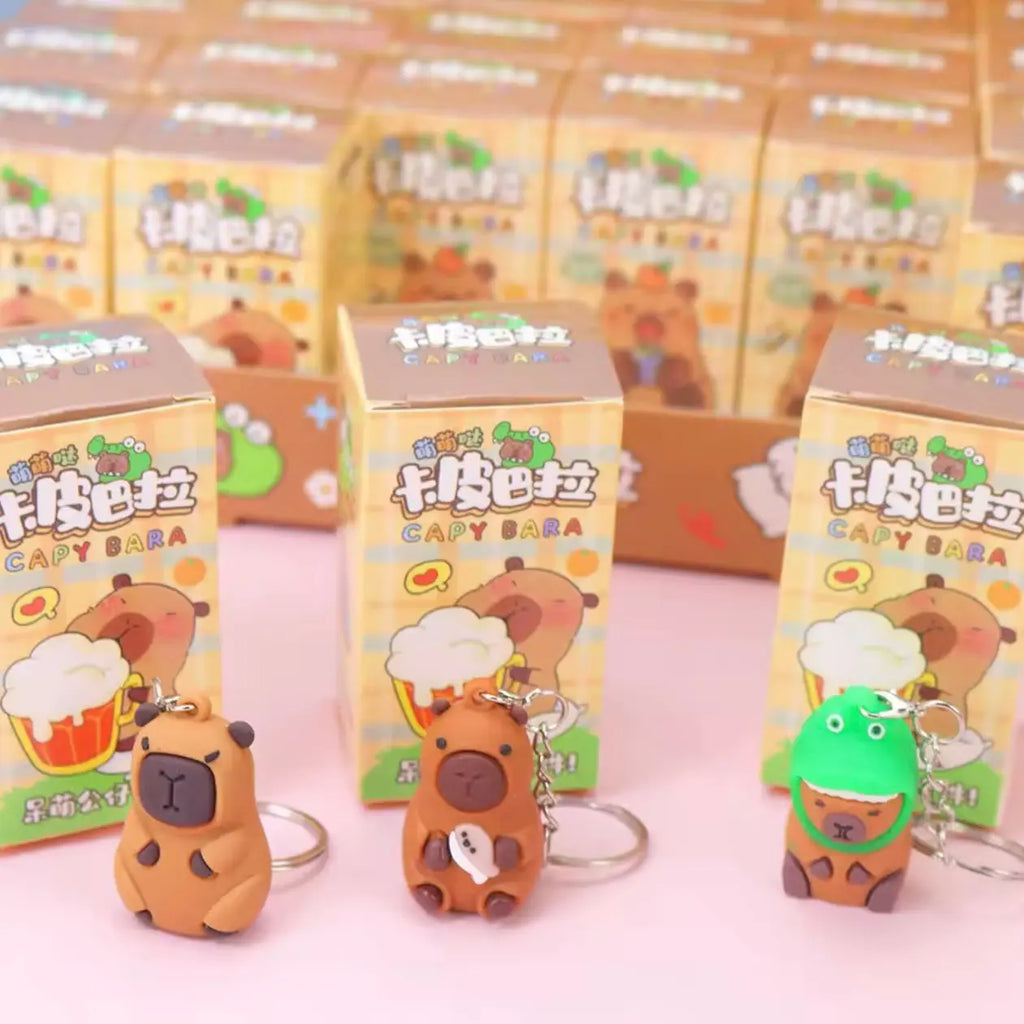 Surprise Capybara Blind Bag Key Chain Figure Forget Me Not 247