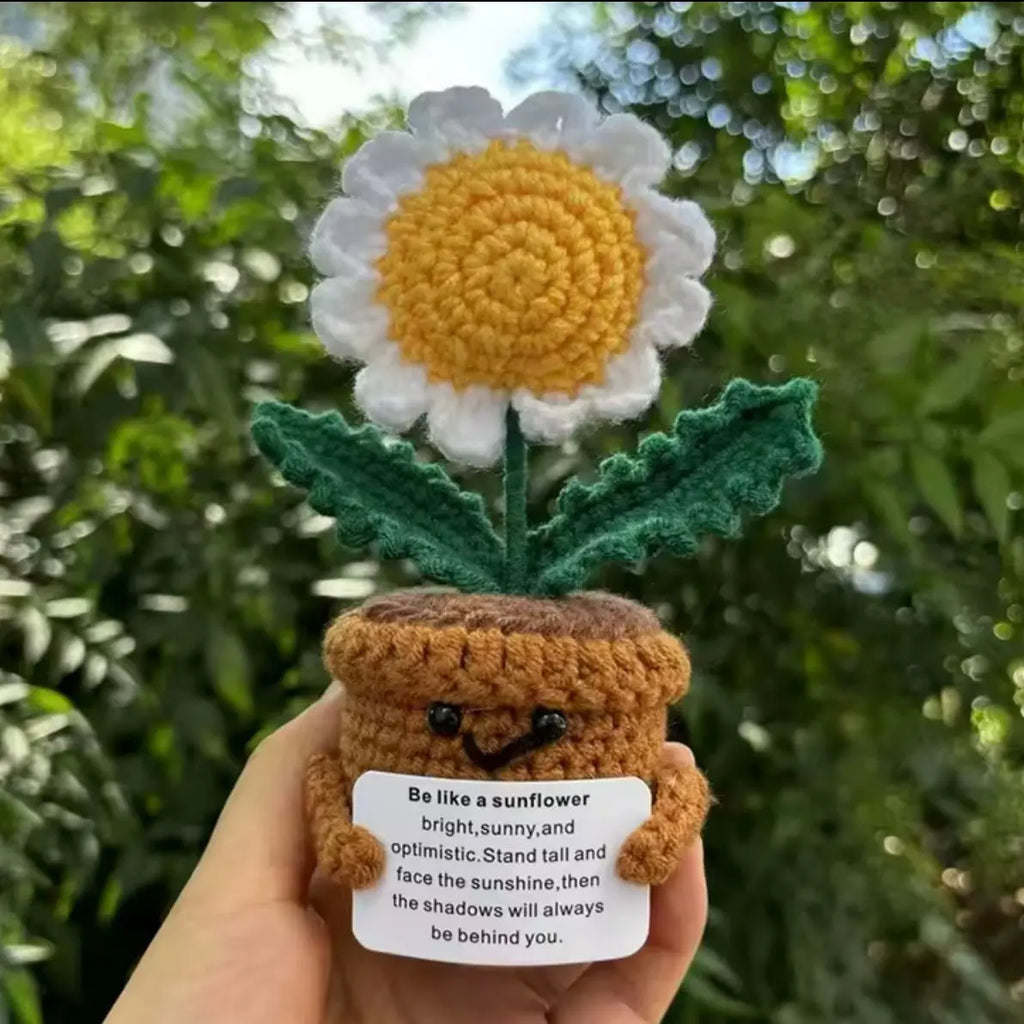 Crochet Pals - Daisy Emotional Support Plant Forget Me Not 247