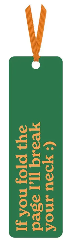 Bookmark - If You Fold The Page..... Mint Publishing