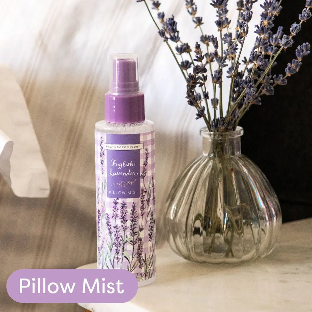 English Lavender Pillow Mist 120m Heathcote & Ivory