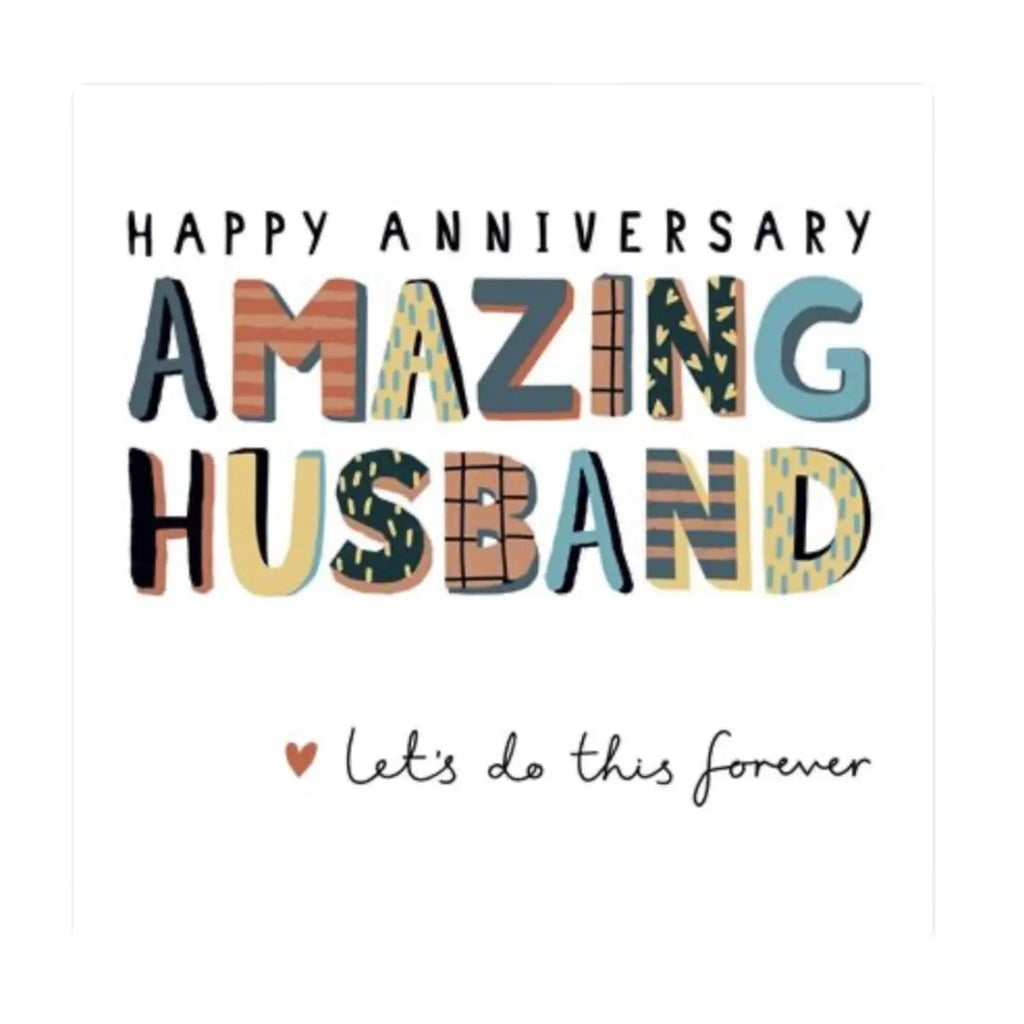 Anniversary Card - Husband, Text UK Greetings