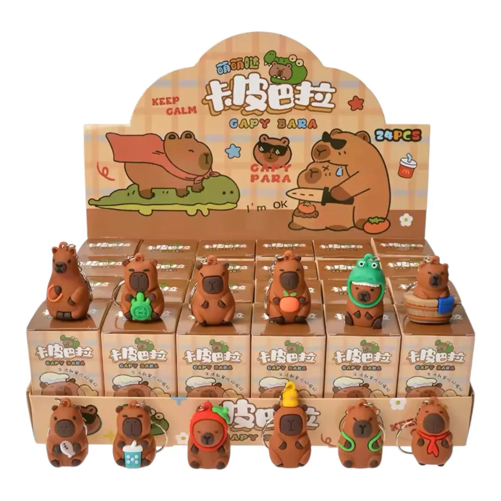 Surprise Capybara Blind Bag Key Chain Figure Forget Me Not 247