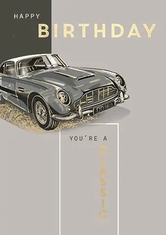 Male Birthday Card - Locksbrook, True Classic Ling Design