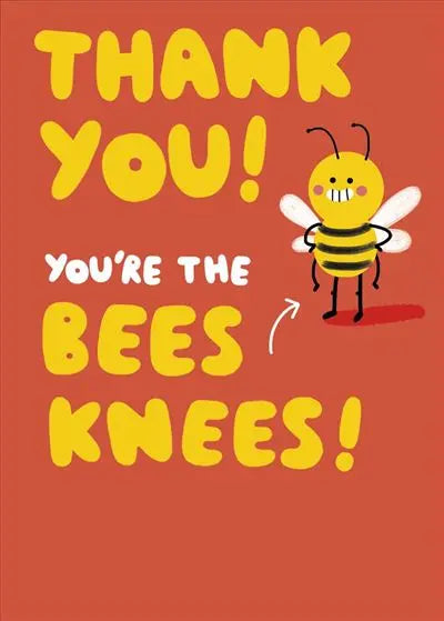 Thank You Card - Bee’s Knee’s UK Greetings