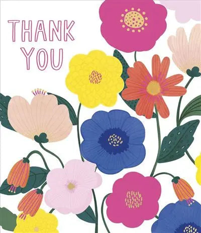 Thank You Card - Flowers UK Greetings